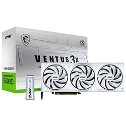 Msi Placa Video Msi Ventus 3X Oc RTX5080 GDDR7 V531 16GB Branco