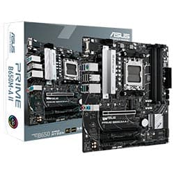 AMD Placa Mãe Asus Prime B650M-A II DDR5 Socket AM5 Chipset AMD B650 Micro ATX
