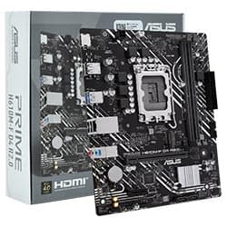 Intel Placa Mãe Asus Prime H610M-F D4 Socket LGA 1700 Chipset Intel H610 DDR4 Micro ATX