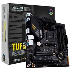 AMD Placa Mãe Asus TUF Gaming B550M-Plus WiFi II DDR4 AMD AM4 Chipset B550 Micro ATX