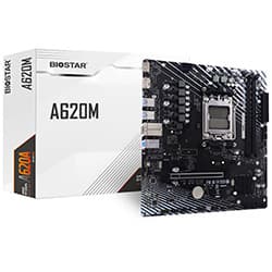 AMD Placa Mãe Biostar A620MS-E DDR5 Socket AM5 Chipset A620 Micro ATX