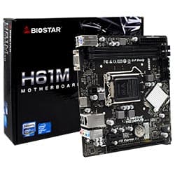 Intel Placa Mãe Biostar H61MHV3 DDR3 Socket LGA 1155 Chipset Intel H61 Micro ATX