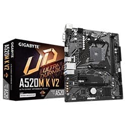 Gigabyte Placa Mae Gigabyte A520M V2 Socket AM4 Vga DDR4