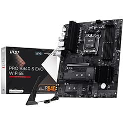 Msi Placa Mae Msi Pro B840 Evo Wi Fi 6E Socket AM5 DDR5