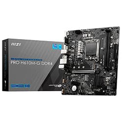 Intel Placa Mãe MSI Pro H610M-G DDR5 Socket LGA 1700 Chipset Intel H610 Micro ATX