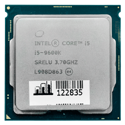Acessório · Intel Processador Intel I5 9600K Socket Lga 7GHZ 9MB