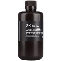 Elegoo Resina Impressora 3D Elegoo Abs 8K Clay Vermelho