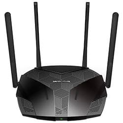 Mercusys Roteador Mercusys AX3000 Band 4GHZ 5GHZ Wi Fi Antenas Preto