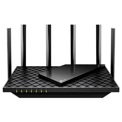 Tp-link Roteador Tp Link Archer AX73 AX5400 Band Gigabit 4GHZ 5GHZ Antenas Preto