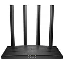 Tp-link Roteador Tp Link Archer C6 AC1300 Band 4GHZ 5GHZ Antenas Preto