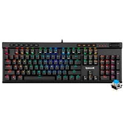 Redragon Teclado Gamer Redragon Vata Pro K580RGB Switch Red Sem Fio USB-C - Preto