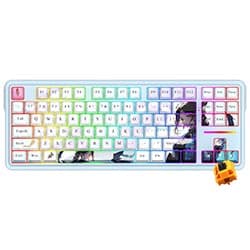Acessório · Redragon Mecanico Redragon K728AK Rgb Pro Antonium Pro Wireless Rgb Ingles Azul