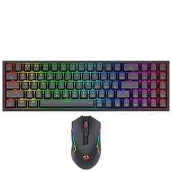 Acessório · Redragon Mecanico Redragon S136 Combo Wireless Rgb Ingles Preto