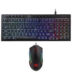 Redragon S141 Rylo Combo Usb Rgb Ingles Preto