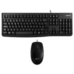 Logitech Kit Teclado Logitech MK120 USB Espanhol + Mouse - Preto