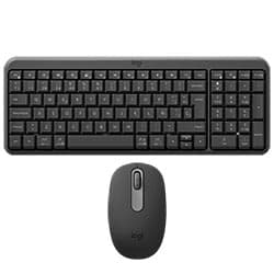 Logitech Kit Teclado e Mouse Logitech MK250 920-013513 Sem Fio Espanhol - Grafite
