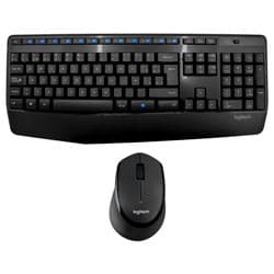 Logitech Kit Teclado e Mouse Logitech MK345 920-007820 Sem Fio Espanhol - Preto