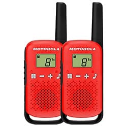 Motorola Walkie Talkie T110 Frs Gmrs Milhas Preto