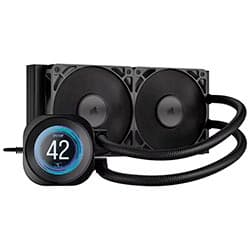 Corsair Water Cooler Processador Corsair Nautilus Rs Lcd Cw Ww Preto