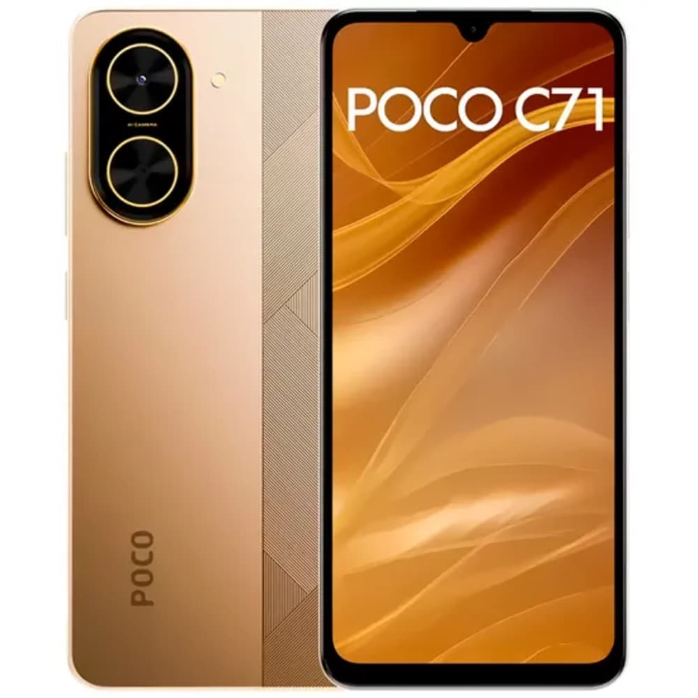 Xiaomi Poco C71 A15 15W 128GB Dourado