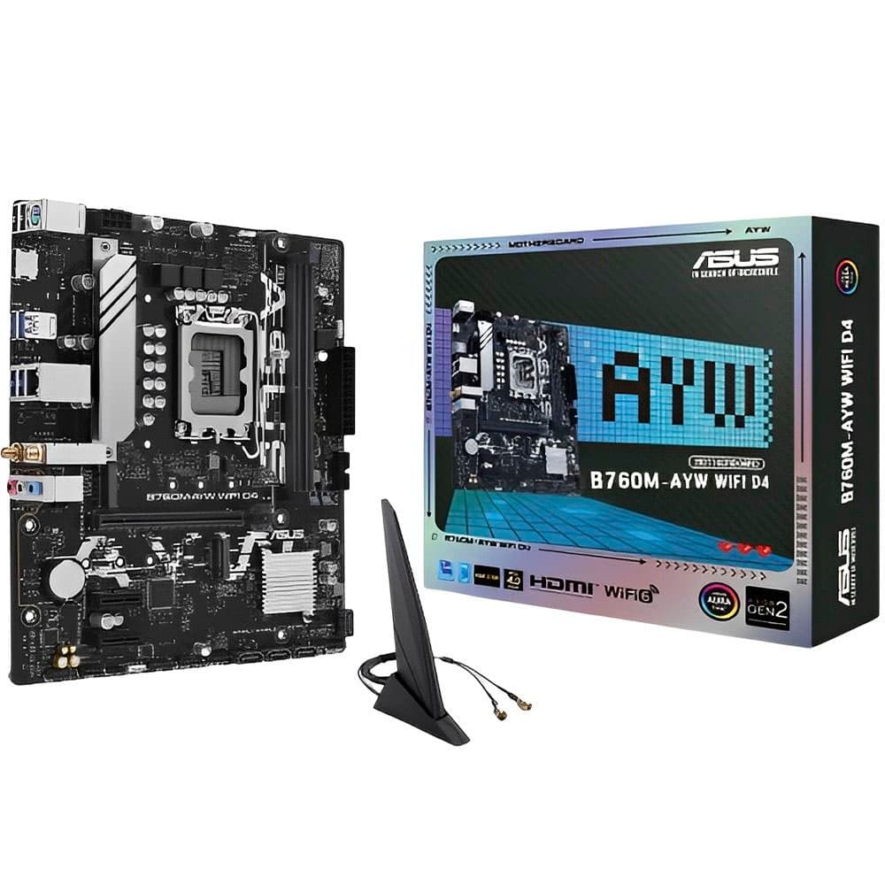 Asus Placa Madre B760M Ayw Socket Wi Fi D4 Hdmi Dp