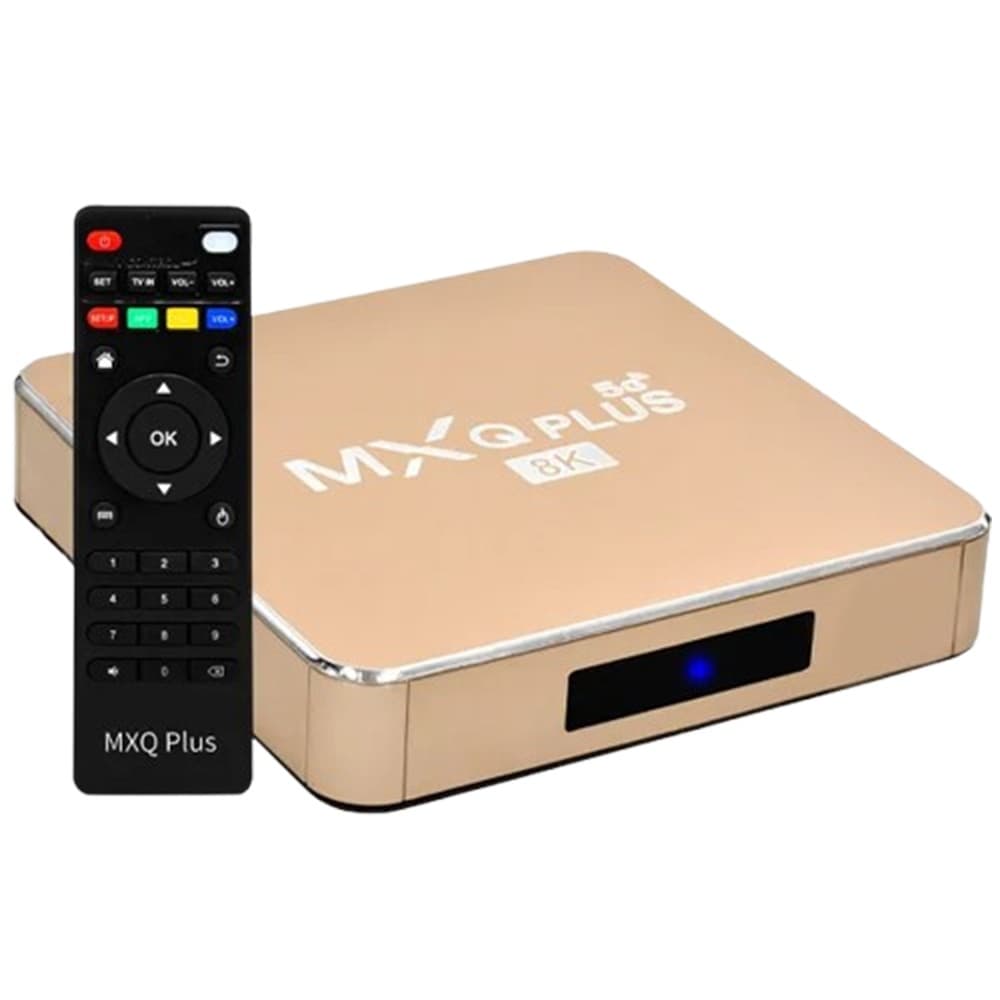 Mxq Tv Mxq Plus 8K 128GB Dourado