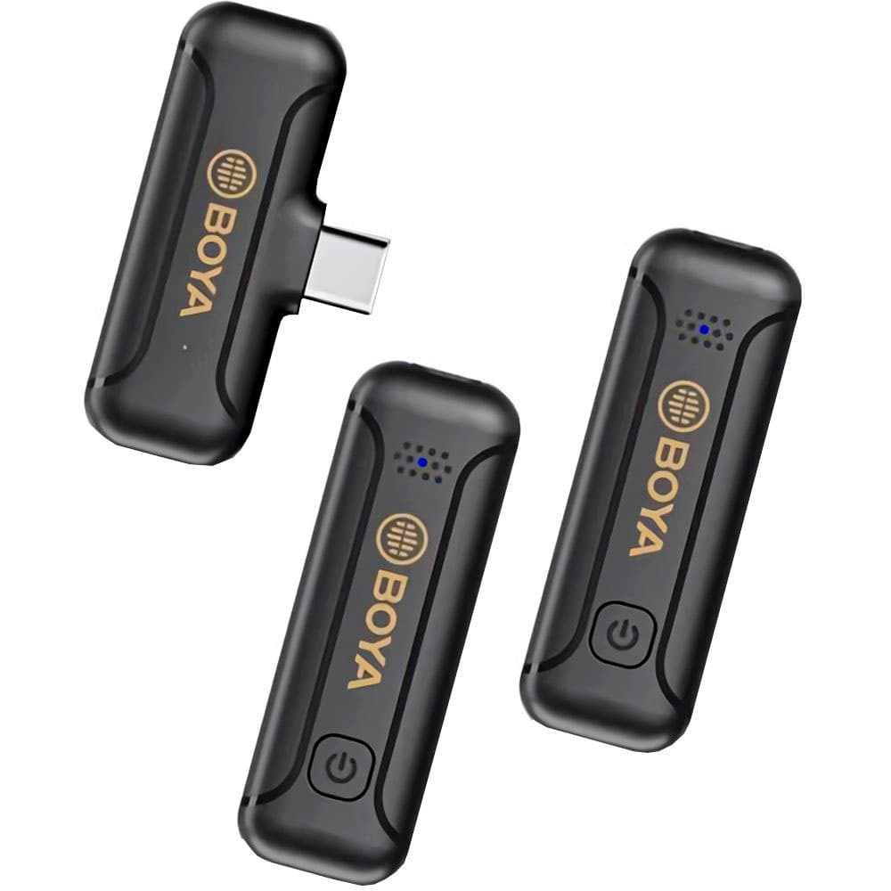Boya Microfono Boya By WM3T2 U2 Wireless Usb 2TX 1RX