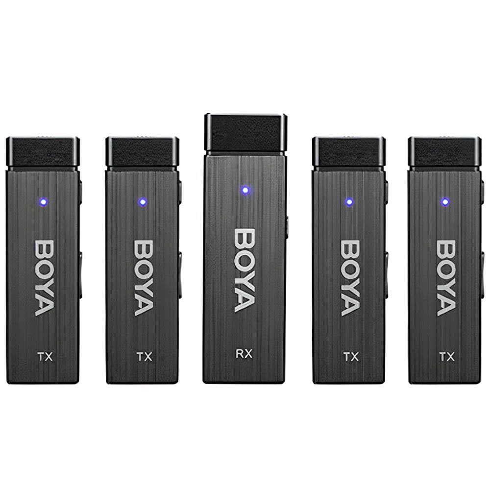 Camara Microfono Boya By W4 Wireless Usb 4TX 1RX