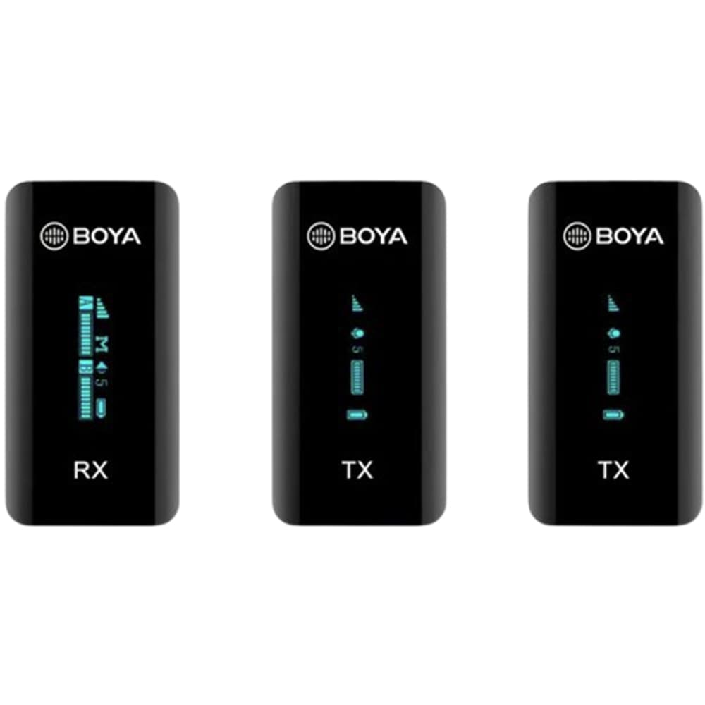 Boya Microfono Boya By XM6 K2 Wireless 2XT 1RX Preto