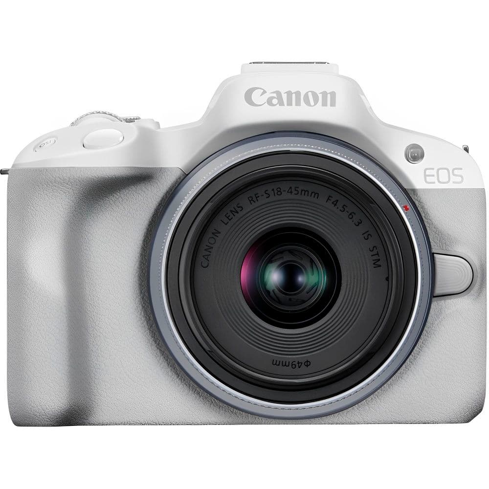 Camara Canon Eos R50 F4 Is Stm Kit Blanco