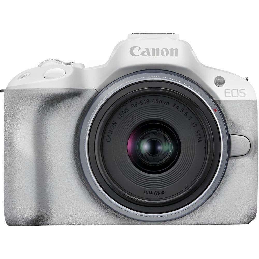Camara Canon Eos R50 F4 Is Stm Kit Blanco
