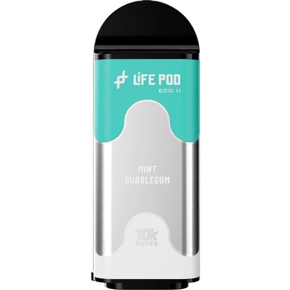 Life-pod Vaper Desechable Life Pod Eco Cartridge Puffs Nicotina Mint Bubblegum Cartucho