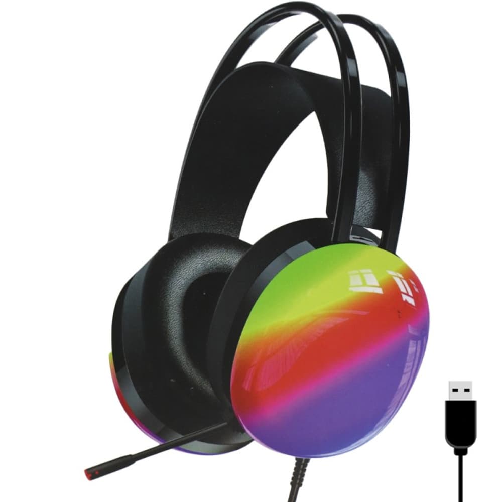 Satellite Auricular Satellite Ae Usb Rgb Preto