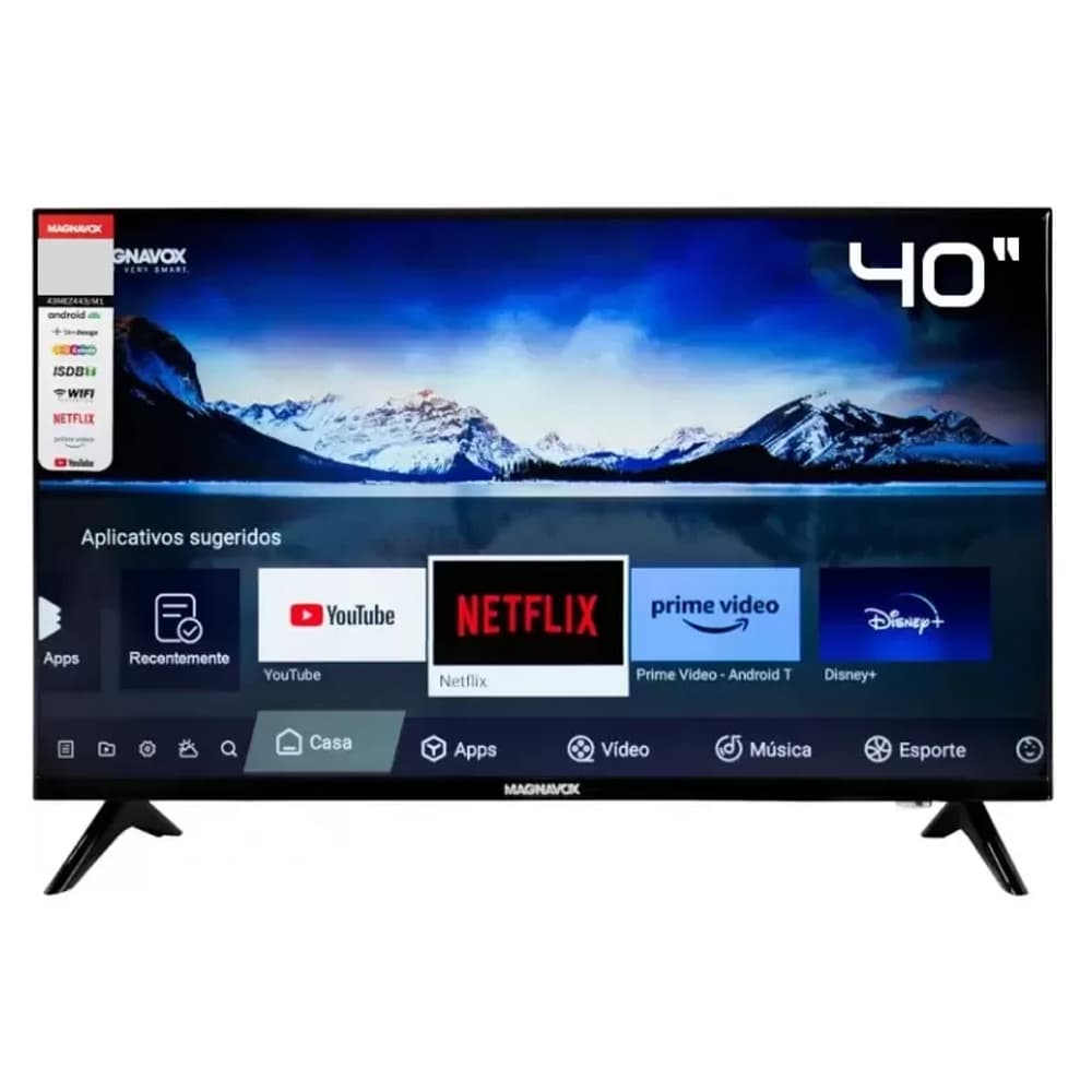 Magnavox Smart Tv Magnavox 40MEZ443 M1 Hdmi Usb Magistv
