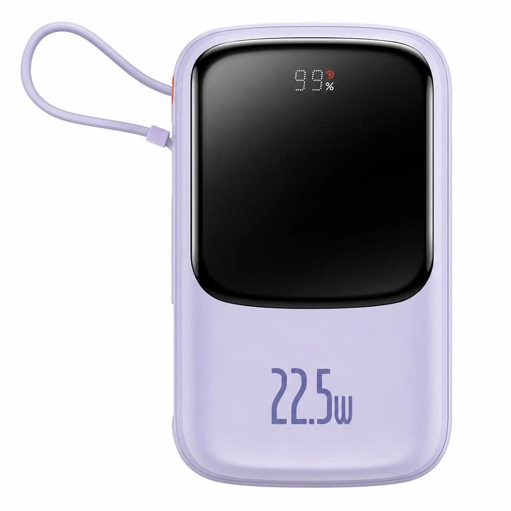 Baseus Cargador Portatil Baseus PPQD020105 10000MAH Usb Editon 5W Roxo