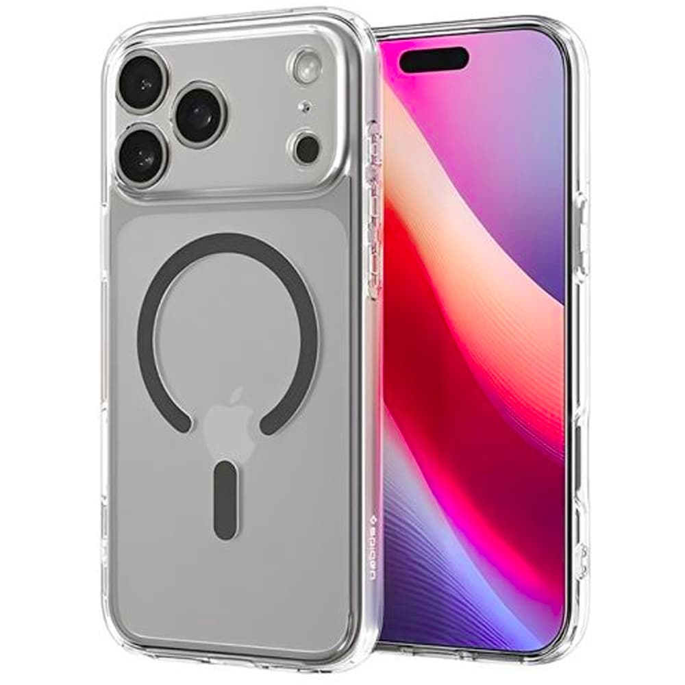 Apple Funda Spigen Iphone Pro Max Crystal Hybrid ACS09600 Clear Graphite