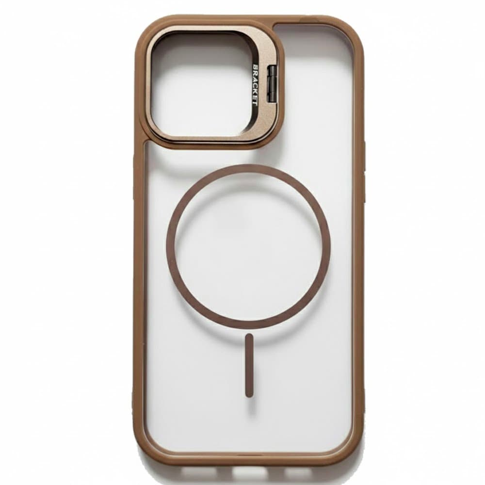 Apple Generico Funda Metal Stand Iphone Pro Brown