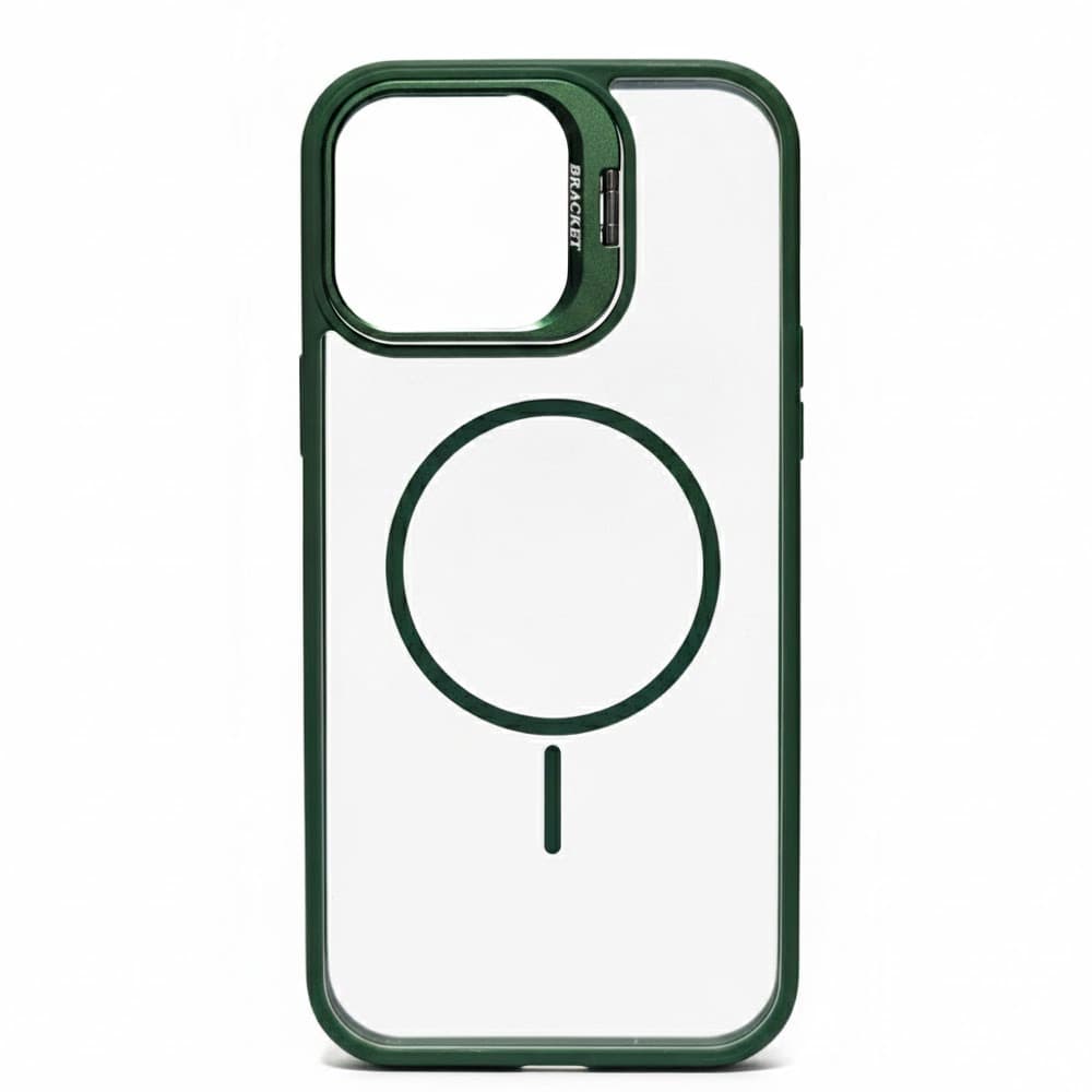 Apple Generico Funda Metal Stand Iphone Pro Max Verde