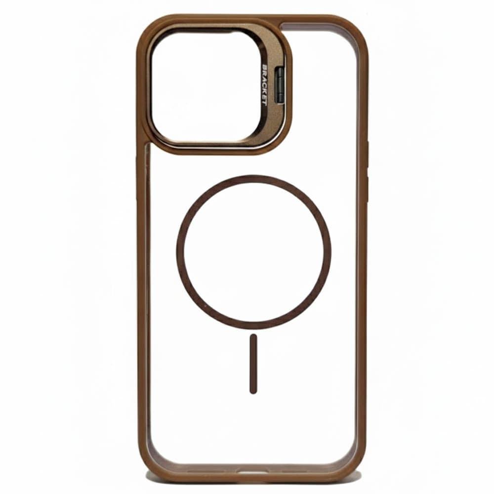 Apple Generico Funda Metal Stand Iphone Pro Max Brown