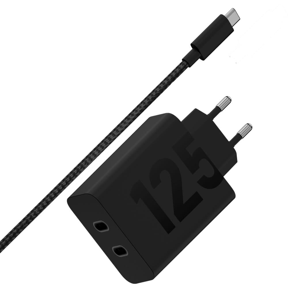 Motorola Cargador Turbo Power Mcd 125W Usb Cable Preto