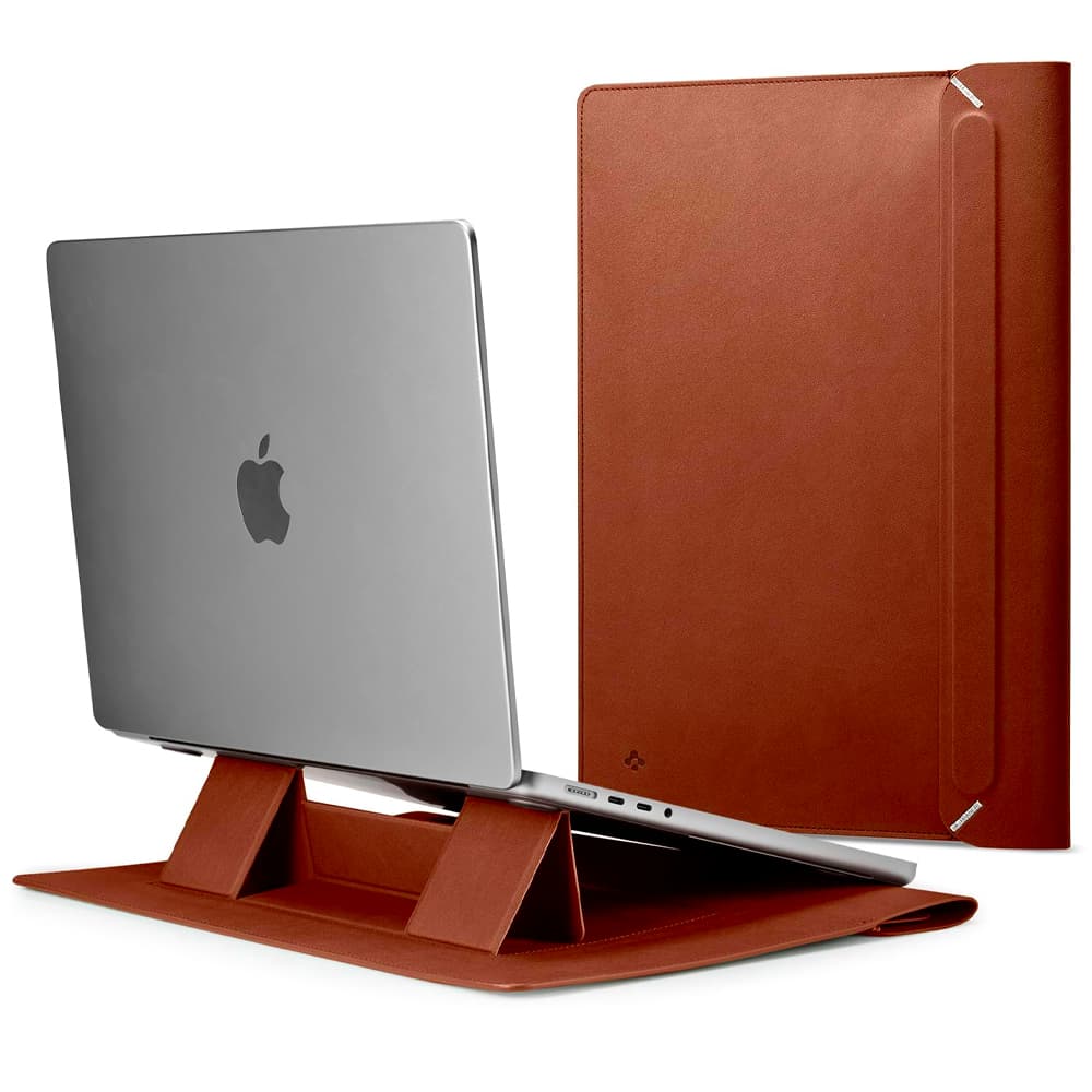 Spigen Funda Spigen Valentinus Stand AFA06422 Brown