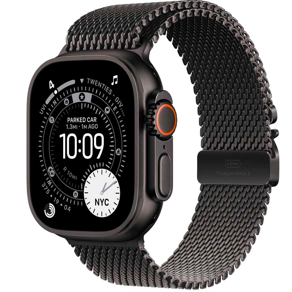 Apple Watch ULTRA3 Cell Milanese Loop Preto