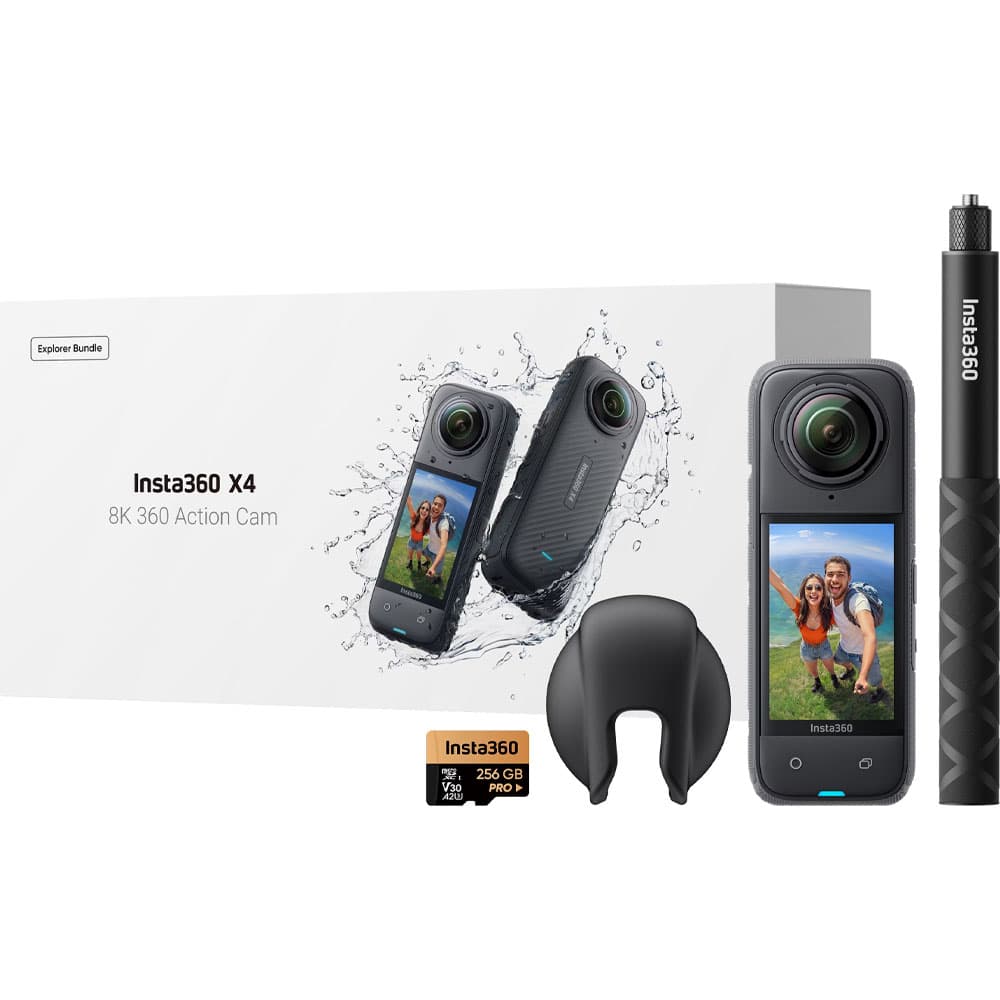 Camara INSTA360 X4 Action Cinsabma Explorer Bundle X412