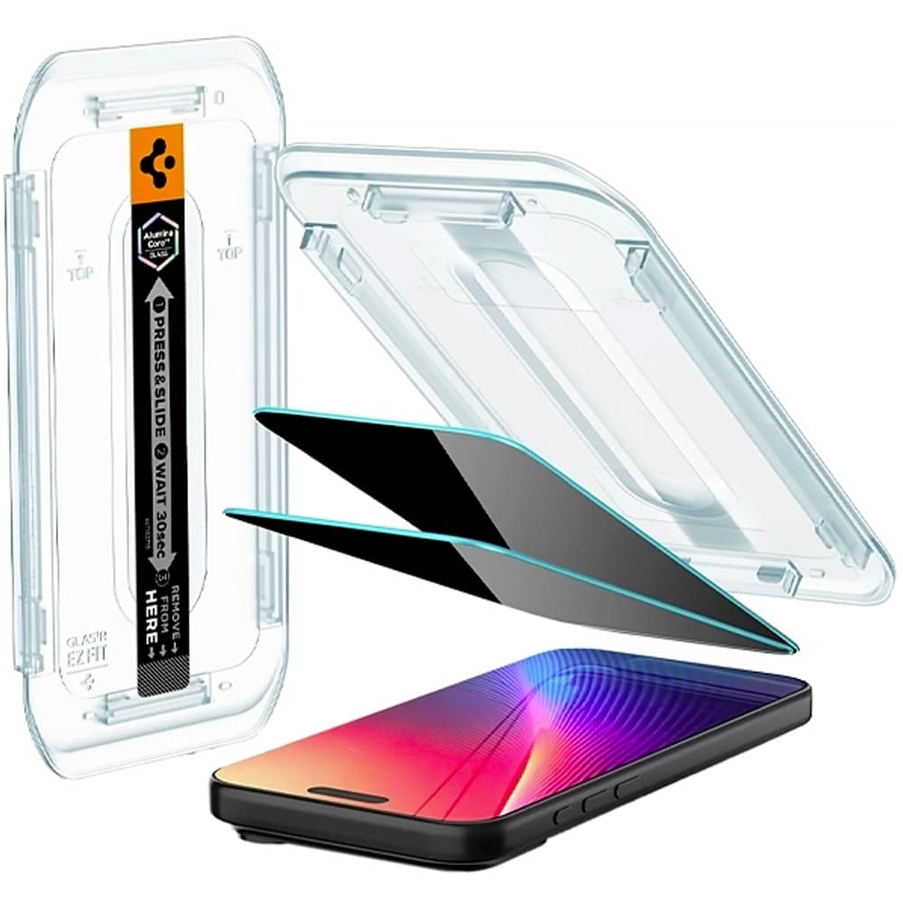 Spigen Pelicula Spigen Iphone Pro Max Glas Tempered Reinforced Easy Fit AGL07908 Piezas