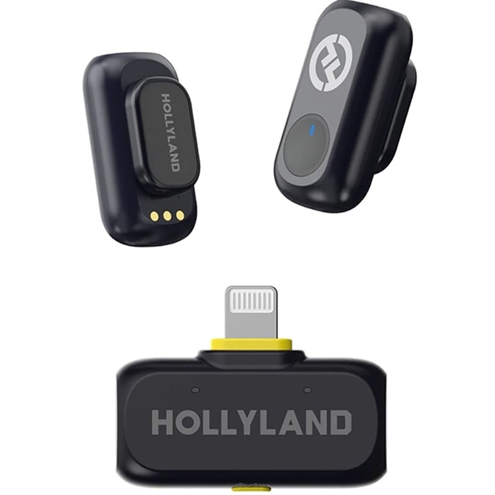 Hollyland Microfono Inalambrico Hollyland Lark A1 Mini Duo Lightning Preto