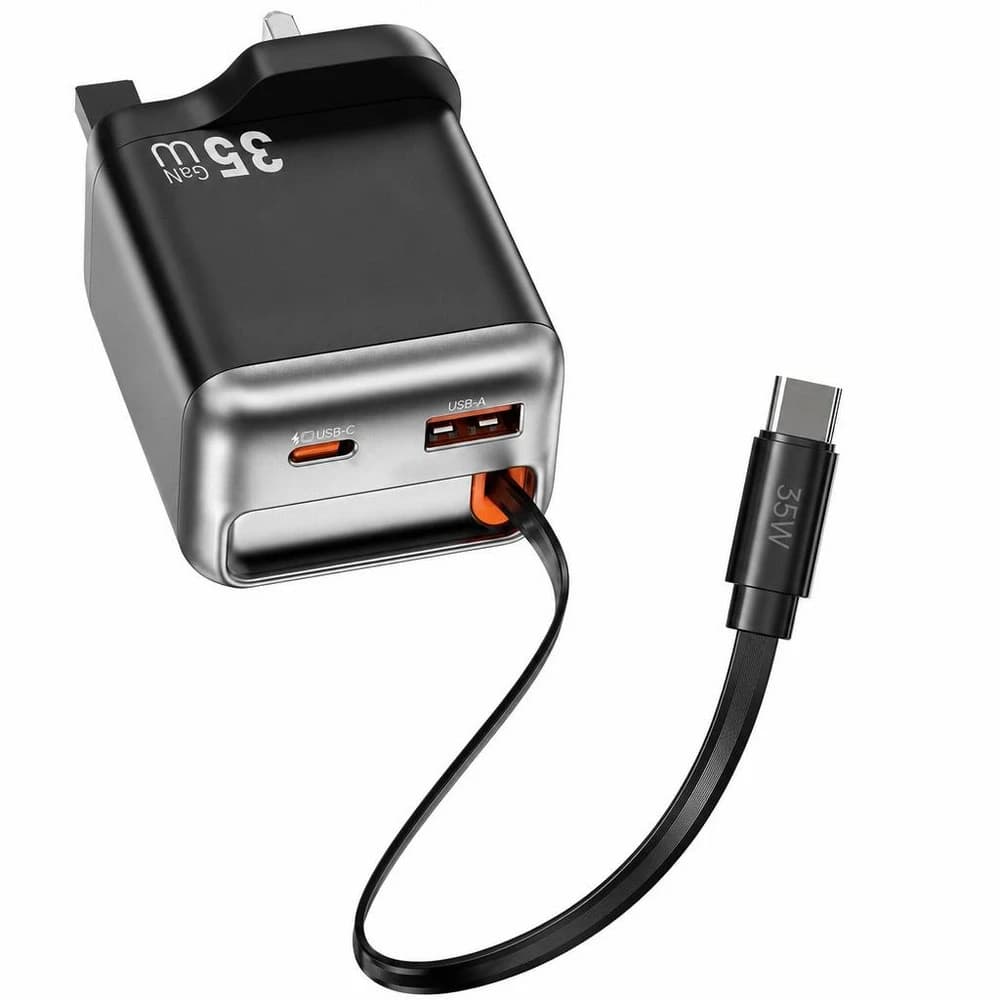 Wiwu Cargador Wiwu Cable Helix Wi G029 35W En Preto