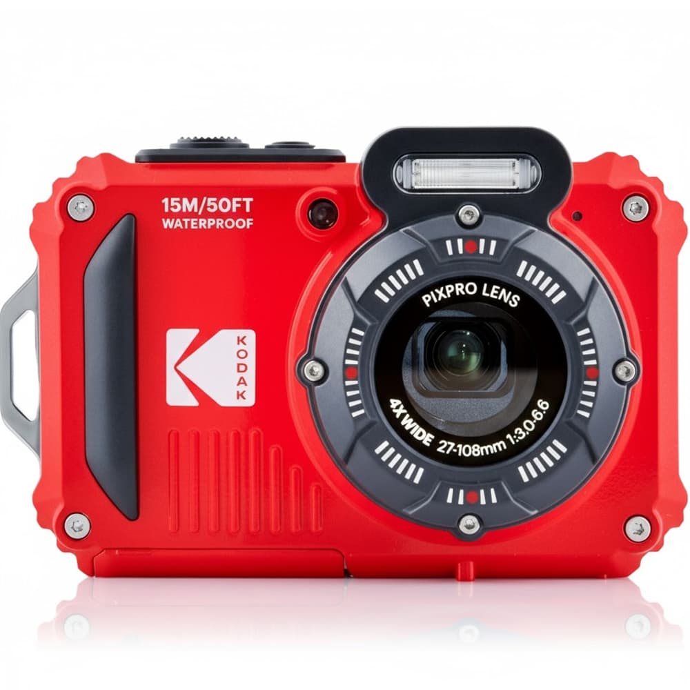 Camara Kodak Digital Pixpro WPZ2 RD6 Baterias Memoria Sd Red