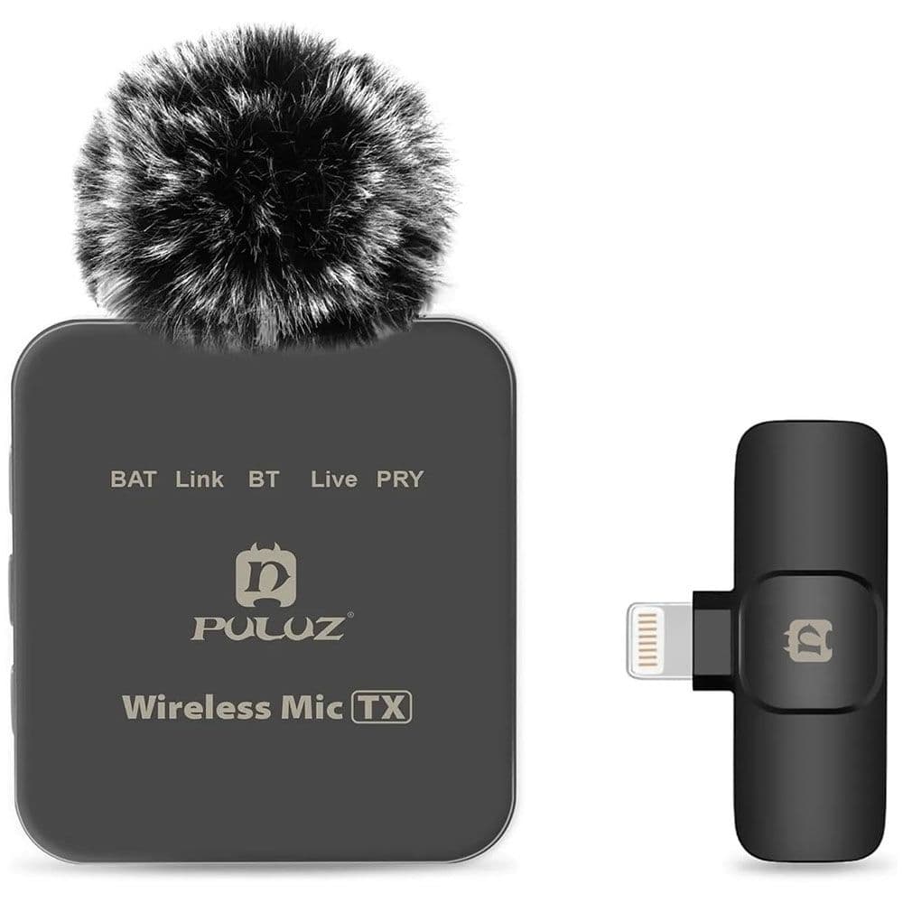 Apple Microfono Puluz PU645B Wireless Iphone Pin Preto