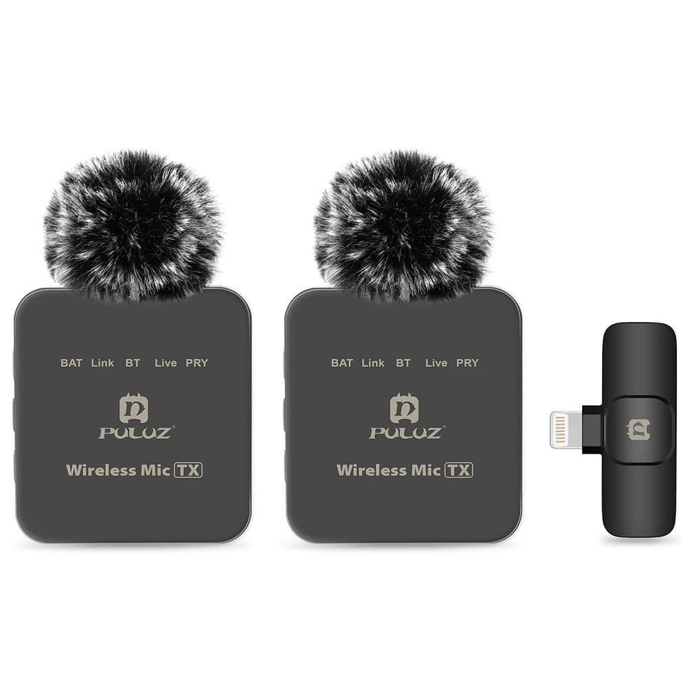 Apple Microfono Puluz PU647B Wireless Iphone Pin Preto