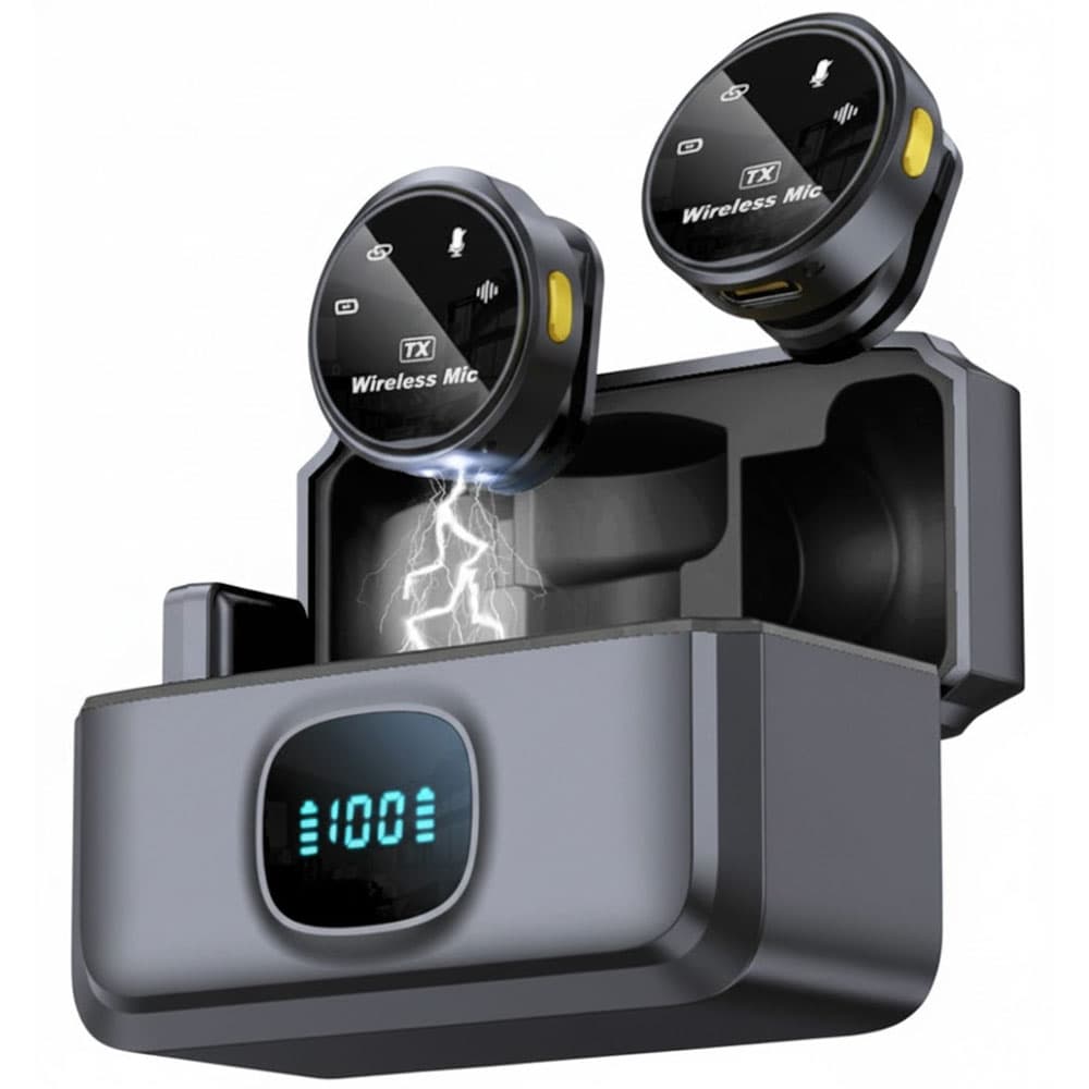 Ecopower Microfono Ecopower Ep M091 Tipo Duo Wireless Lavalier